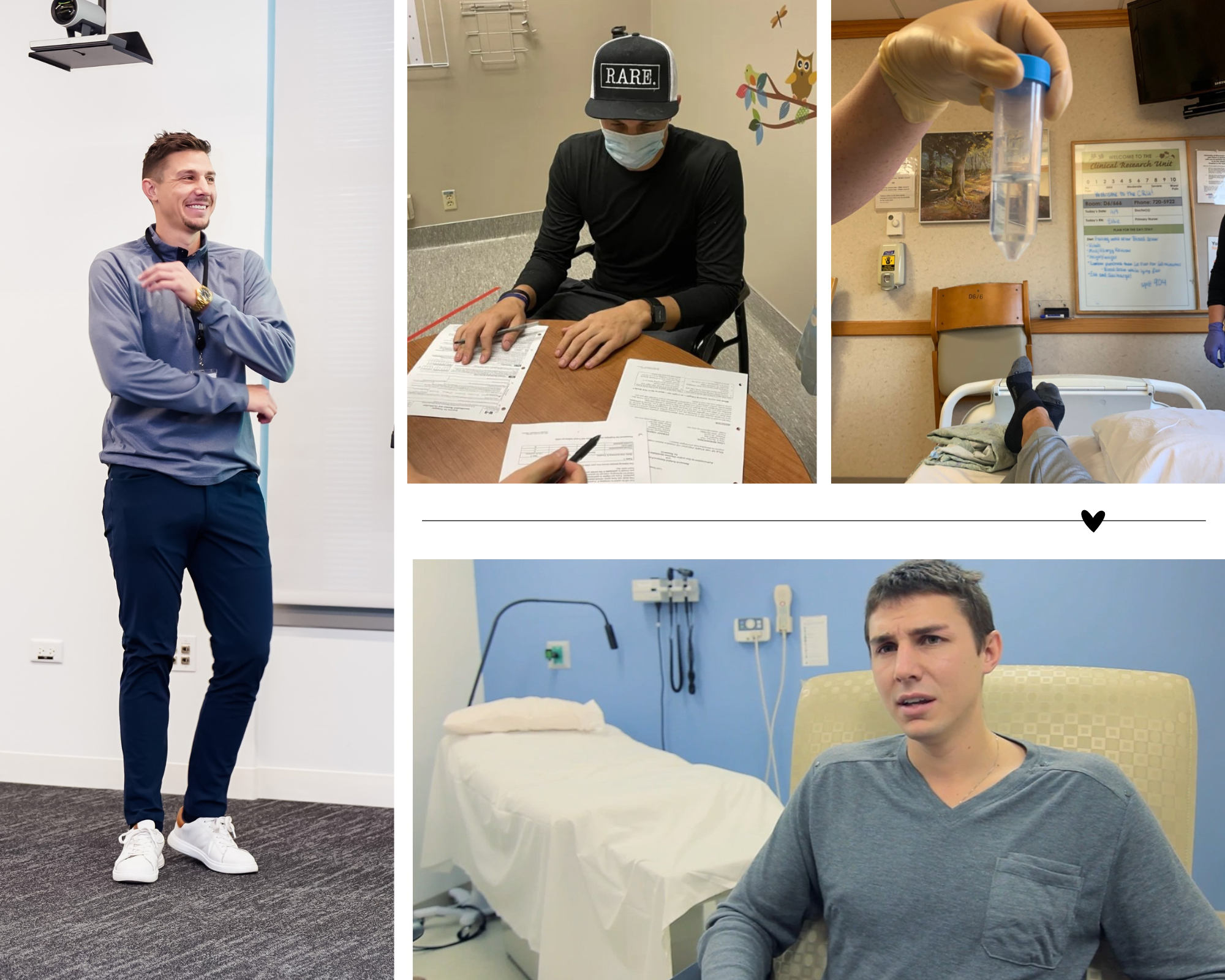 B.J. Viau in the HD community — speaking, participating in research, and supporting patients