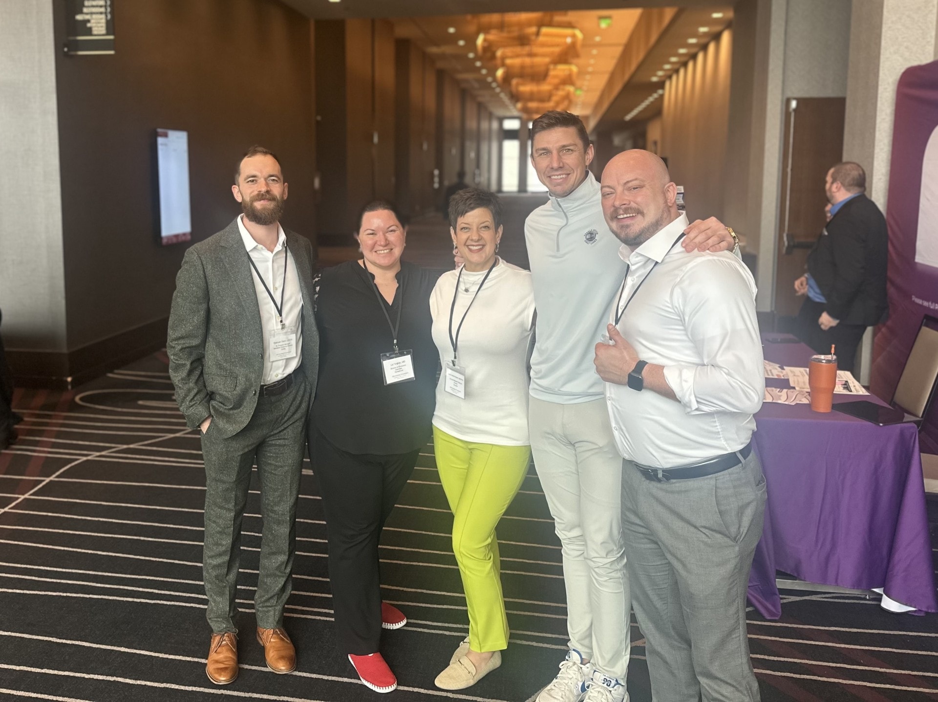 HD Genetics team at a conference