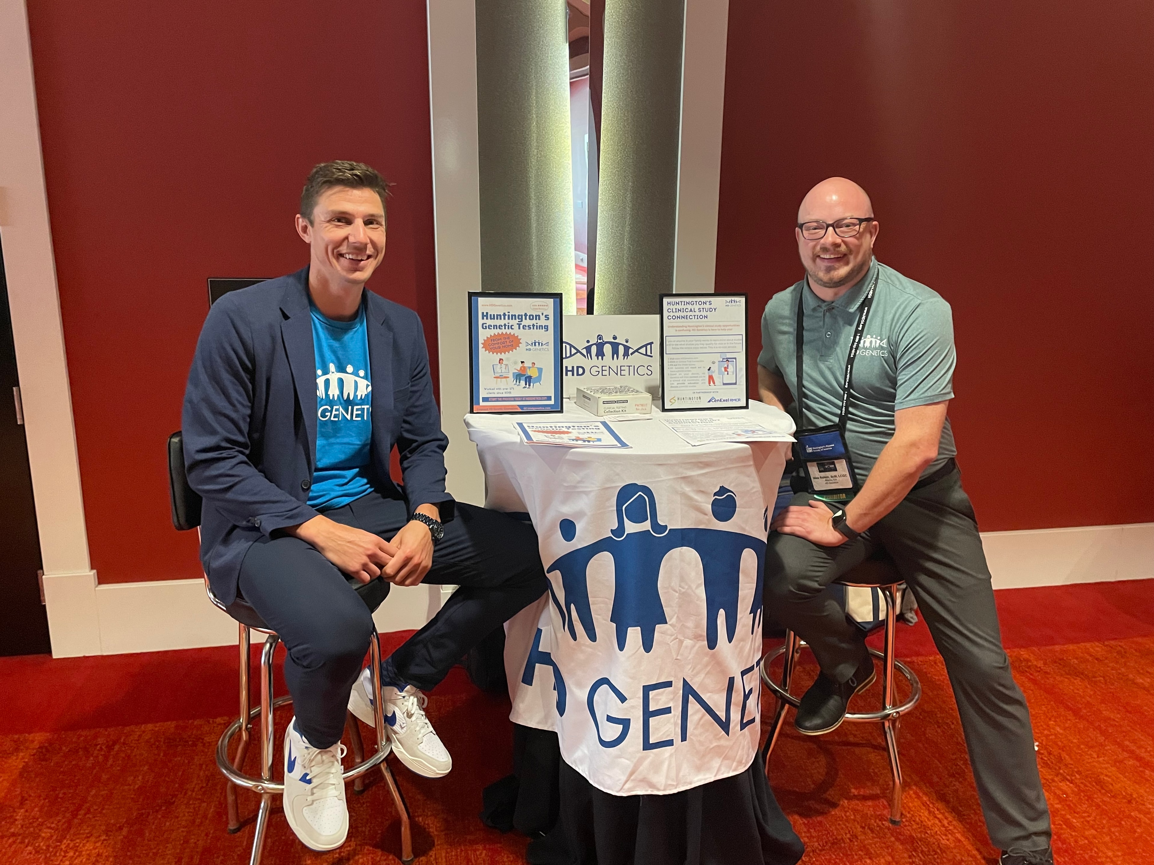 HD Genetics at a community event